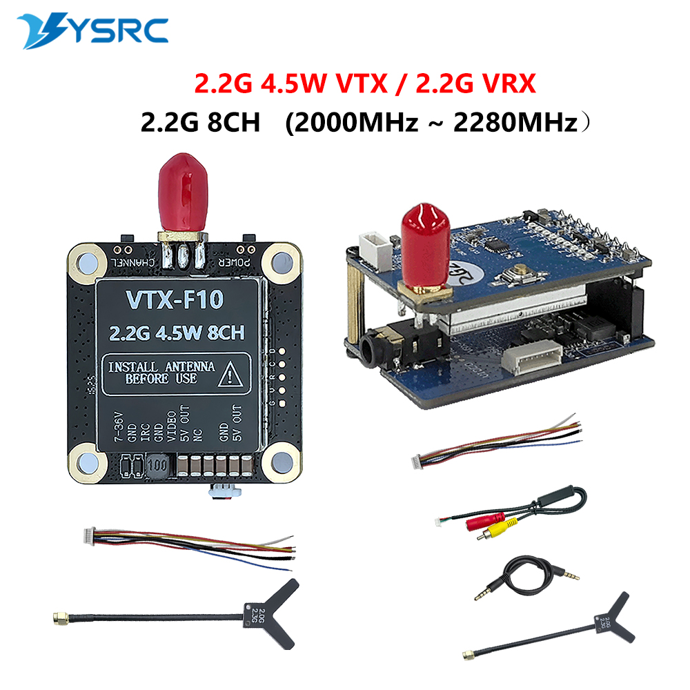 2.0-2.2G 4.5W VTX 8CH FPV Vide - огляд і ціна Fpv Drone Transmitter