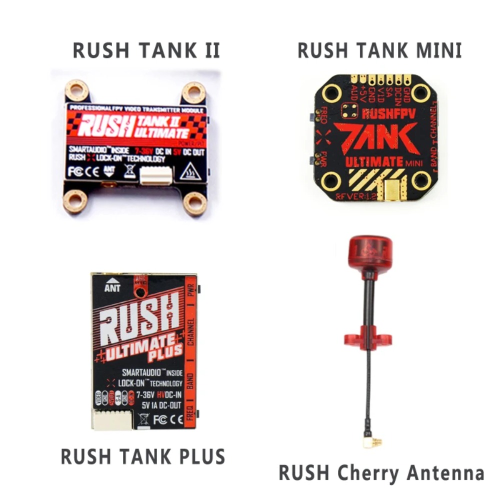 RUSH TANK Ultimate II/Mini/PLU - огляд і ціна Fpv Drone Transmitter